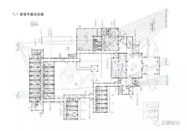 酒店标识设计点位图