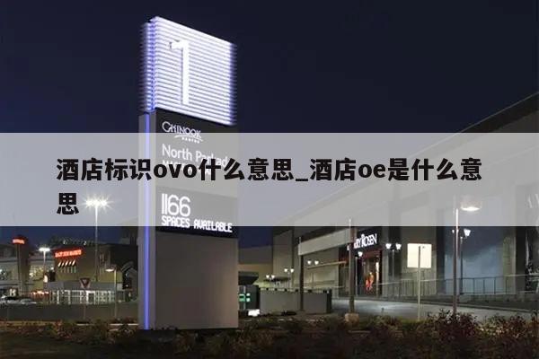 酒店标识ovo什么意思_酒店oe是什么意思